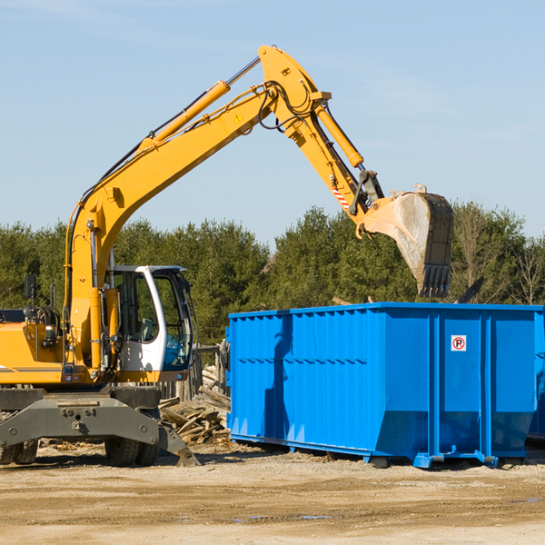 is there a minimum or maximum amount of waste i can put in a residential dumpster in Calpella